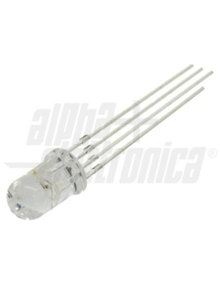 Led RGB 5mm 4pin trasparente