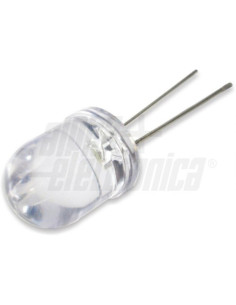 Diodo LED ⌀10 bianco alta efficienza