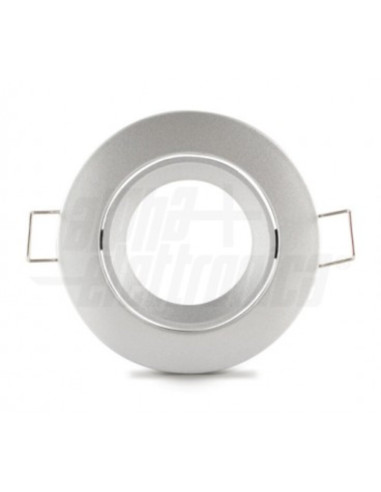 Supporto lampada LED GU10 + cavo 15cm silver