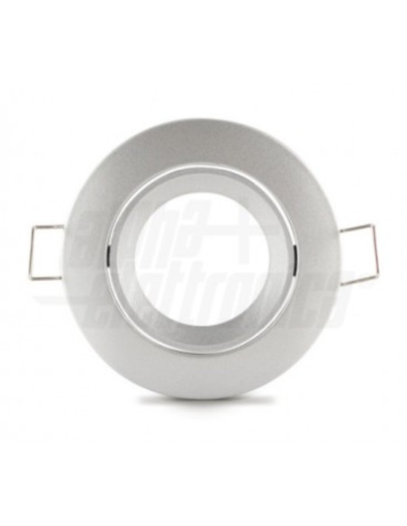 Supporto lampada LED GU10 + cavo 15cm silver
