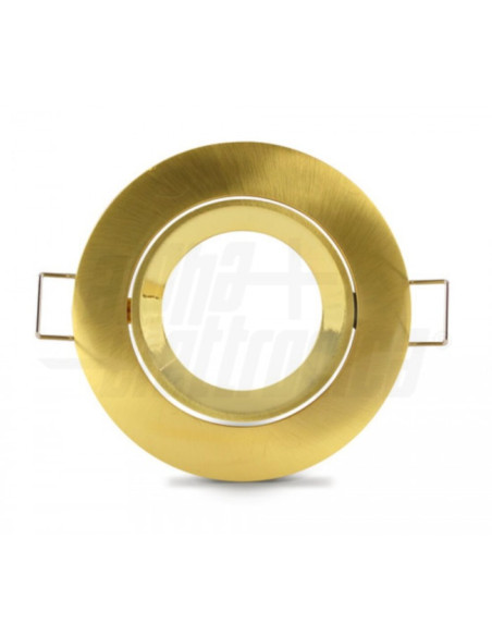 Supporto lampada LED GU10 + cavo 15cm oro