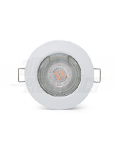 Supporto lampada LED con graffa ⌀81mm rot bi...