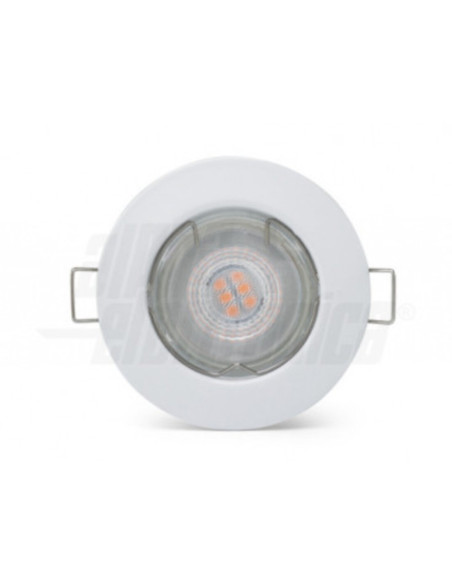 Supporto lampada LED con graffa ⌀81mm rot bi attacco non incluso