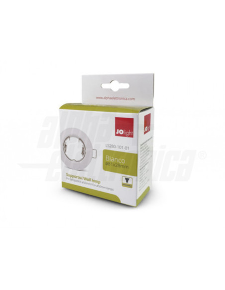 Supporto lampada LED con graffa ⌀81mm rot bi attacco non incluso