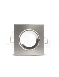 Supporto lucido per LED 83x83mm orientab attacco non incluso