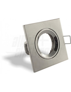 Supporto lucido per LED 83x83mm orientab attacco non incluso 2