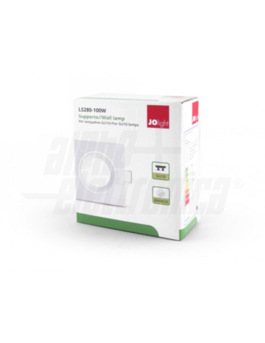 Supporto lucido per LED 83x83mm orientab...