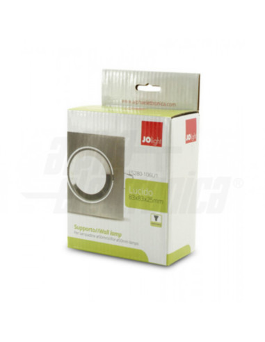 Supporto lucido per LED 83x83mm orientab...