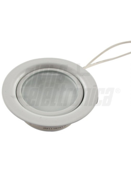 Supporto bianco incasso per LED g4