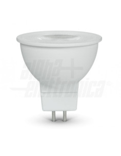 Lampada LED GU5.3 6,5W 12vAC/DC 2700k 450lm 45°