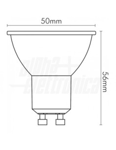 Lampada LED GU10 9w 230v 4000k 105° 690 lm 2