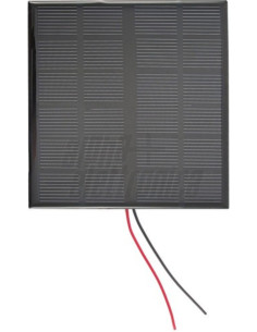 Pannello fotovolt mini monoc. 6V 12x12cm