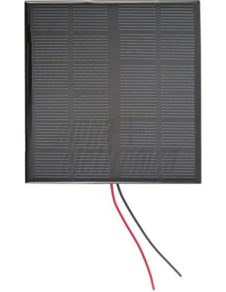 Pannello fotovolt mini monoc. 6V 12x12cm