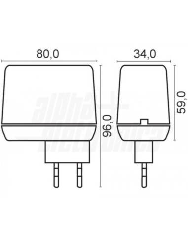 Alimentatore switching regolabile 25,2w...