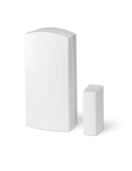 Contatto magnetico radio filare 3ch bidirezionale bianco