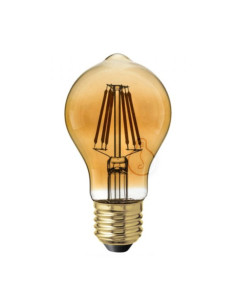 Lampada LED E27 7W 800lm 2500k ambrato filamento dritto...