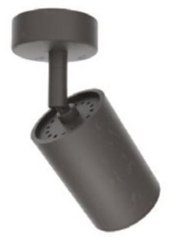 Faretto ciccio brunito base c/snodo 220V GU10...