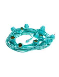 Catenaria verde menta esterno 220V IP44 con 11...