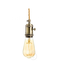 Lampada LED E27 4W st64 edison ambra dimmerabile 2