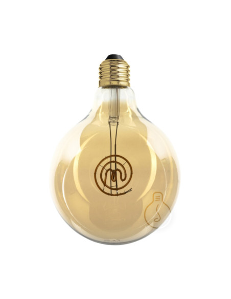 Lampada LED 220V E27 4W 150lm 2700k filamento logo masterchef ambrato