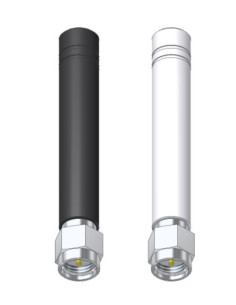 Antenna GSM bianca SMA-M nichelato autoalimentato ecopower