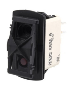 Pulsante unipolare  nero mom-on KR352AKXXA12NXXX