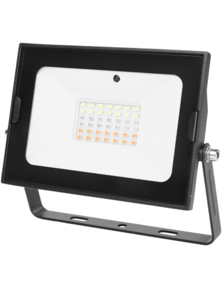 Faro LED slim 220V 30W rgb + telecomando 1396lm ip65