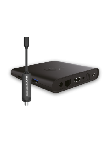 Decoder dvbt2 android TV 4K certificato google...