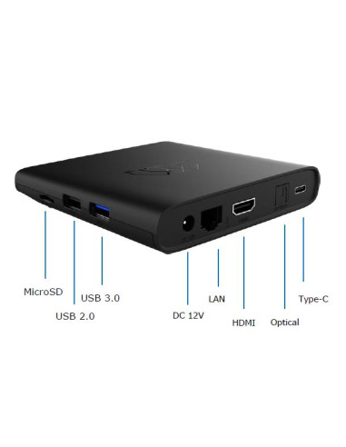 Decoder dvbt2 android TV 4K certificato google...