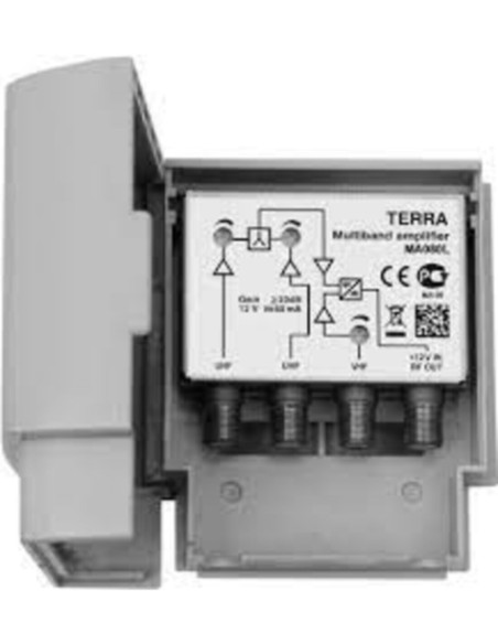 Amplificatore da palo vuu 28+34+34 rrr 12 volt 1 dc UHF