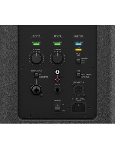 Diffusore attivo line array f1 nero