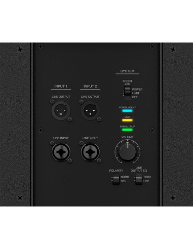 Diffusore attivo subwoofer f1 nero