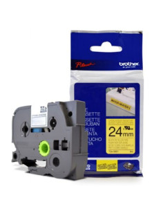 Nastro brother 24mm nero su giallo