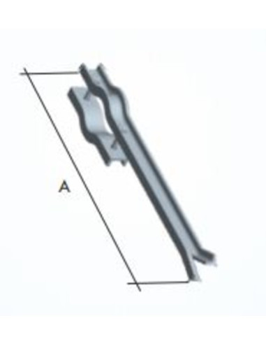 Zanca ferro a u cm 23