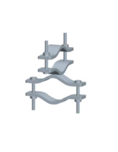 Giunto croce x pali d42-102