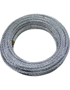 Fune acciaio ⌀5mm 19 fili matassa 100m