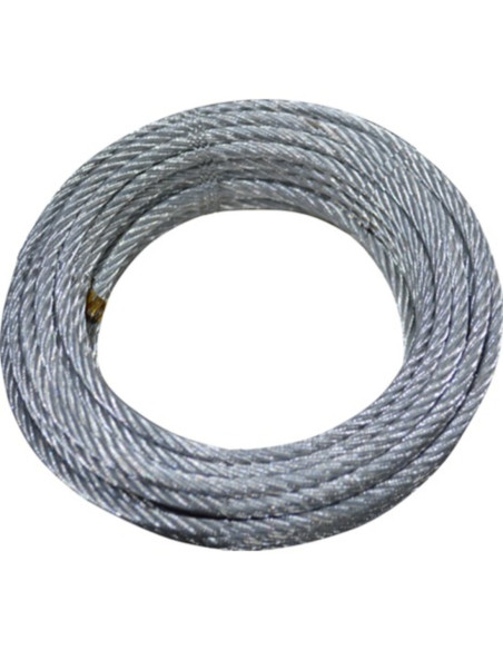 Fune acciaio ⌀5mm 19 fili matassa 100m