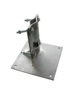 Piastra per posa terra pali d42-80