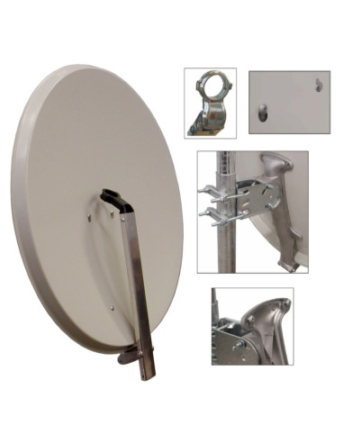 Parabola vicky plus ø90cm alluminio RAL 7035...