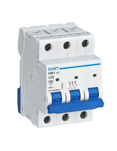 Interruttore magnetotermico 6kA 3p 6A Curva C