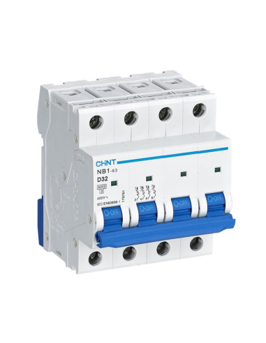 Interruttore magnetotermico 4p 6ka 10a curva d