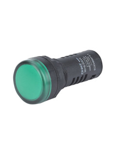 Spia LED 24VAC/DC verde nd16 22ds2 24V