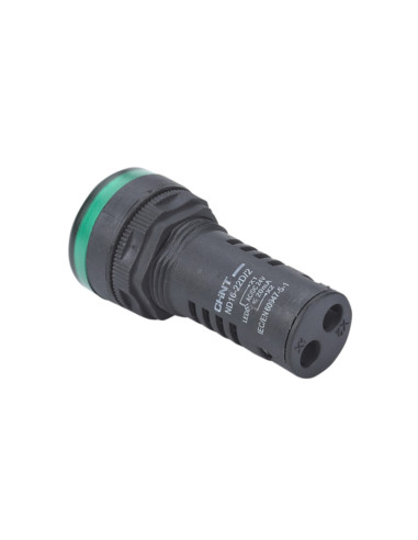 Spia LED 24VAC/DC verde nd16 22ds2 24V