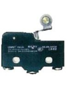 Microinterruttore a leva con rotella L.27mm 1NA+1NC (IP52)