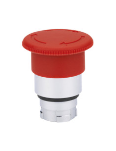 Pulsante metallico a fungo con sgancio a rotazione ø40 mm...