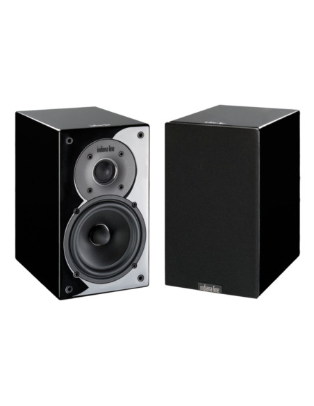 Diffusore tesi 242 ln - 2 vie da scaffal e, woofer 120 mm  laccato nero