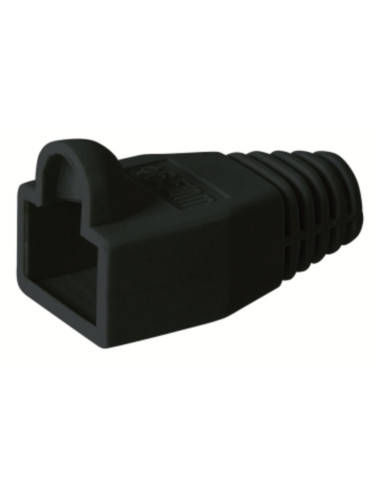 Guscio RJ45 nero con serracavo