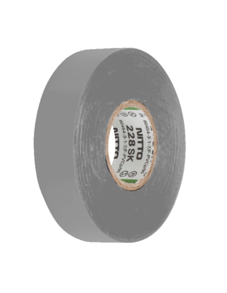 Nastro isolante nitto 19x20grigio 228sk