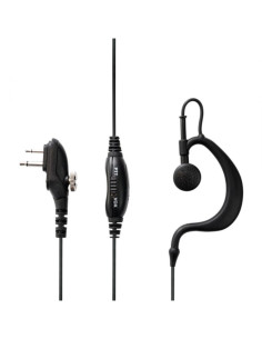 Ma27-m microfono + auricolare + ptt collegamento 2 pin...