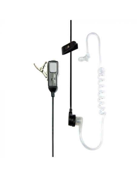 Ma31-l microfono + auricolare in gomma connessione 2 pin midland